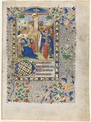 Leaf from a Book of Hours: The Crucifixion Hours of the Cross