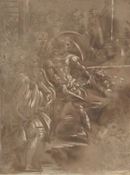 Left Third of a Martyrdom of Saint Peter and Saint Paul