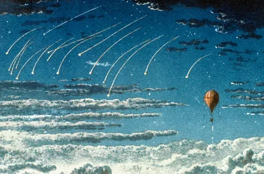 Leonid meteor shower, 1870