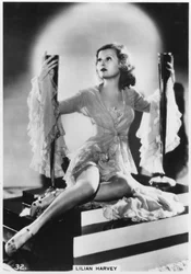 Lilian Harvey, British-born German film actress, c1938