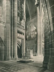 Liverpool Cathedral: General View from Memorial Transept. Architect, Sir G. Gilbert Scott