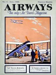 Loading a Biplane with Passengers and Luggage at Croydon Aerodrome, London