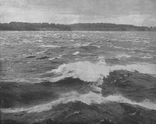 Long Sault Rapids, St Lawrence River, Canada, c1900
