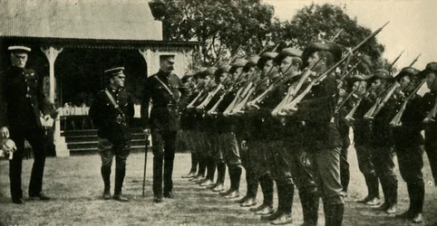 Lord Kitchener Reviewing Australian Cadets, First World War