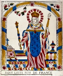 Louis IX, King of France, in his Coronation Robes