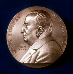 Louis Jean Lumiere 1864-1948, pioneer of cinematography, c1935