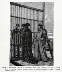 Louis XI Persuades Edward IV to Return Home of a Sum of Money