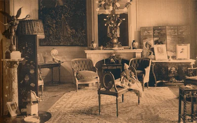 Louis XVI Room at the Cuban Embassy in Brussels, Belgium, 1927