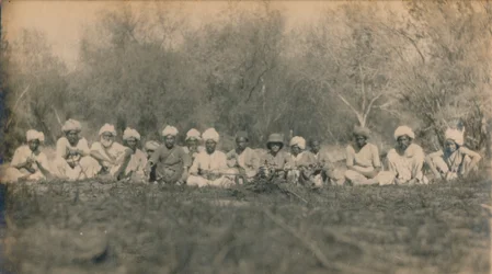 Lt. Smith & Beaters - Budhapur Tigerhunt