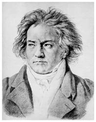 Ludwig von Beethoven, German composer, c1818-1822