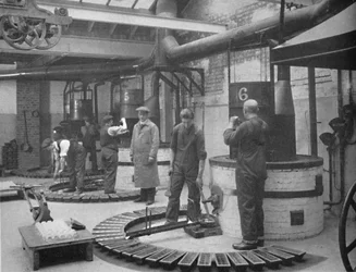 Making Fryotype Printing Metal in the London Foundry