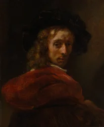 Man in a Red Cloak