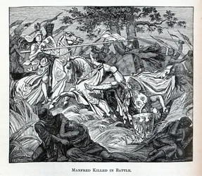 Manfred Killed in Battle