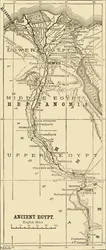 Map of Ancient Egypt, 1890