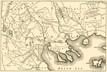 Map of Macedon and the Adjacent Districts, 1890