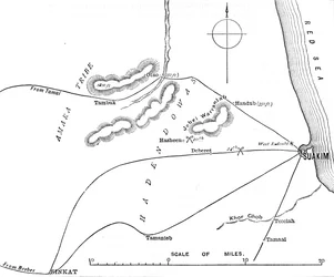 Map of the Environs of Suakim