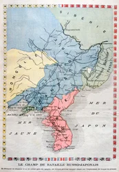 Map of the Russo-Japanese War