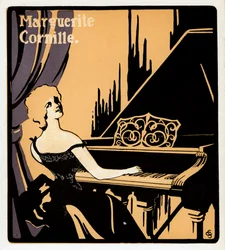 Marguerite Cornille, French music hall singer, late 19th century