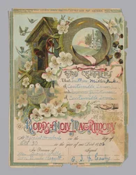 Marriage Certificate of Luther Miller Pulce and Irene Jenkins