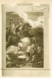 Marshal Blucher at the Battle of Ligny, June 16, 1815