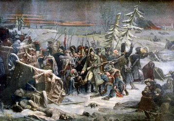 Marshall Ney during the retreat from Russia, 1812