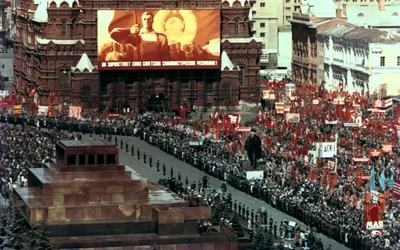 May Day Parade, Red Square, Moscow, 1972