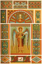 Medieval wall painting