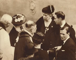 Memorial to His Father Unveiled, Windsor Castle, 23rd April 1937
