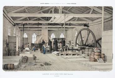 Metals, Zinc Rolling-Mill, St Louis, near Bray, France