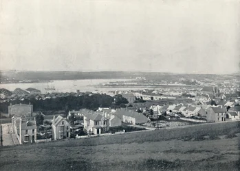Milford Haven - General View of the Town and the Haven, 1895