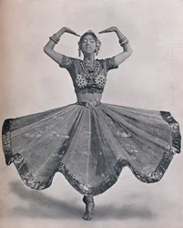 Miss Ruth St. Denis in her Remarkable East Indian Dance at the Aldwych Theatre