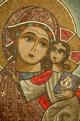 Monastery of the Holy Virgin and Saint John Kame, Virgin and Child
