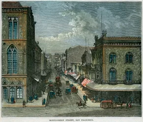 Montgomery Street, San Francisco, California, USA