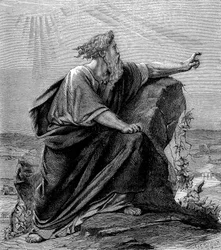 Moses, Old Testament prophet, c1860