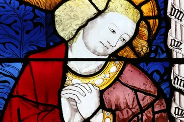 Moulins Cathedral, Stained Glass Window, St John