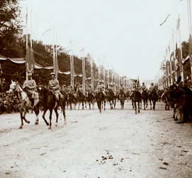 Mounted Officers, Victory Parade, Paris, France