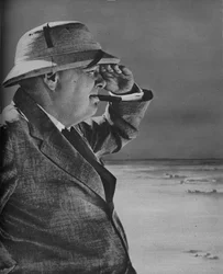 Mr. Churchill Spies the Enemy