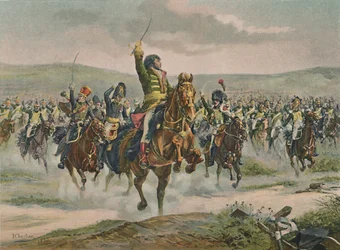 Murat Leading The Cavalry at Jena, 14 October 1806