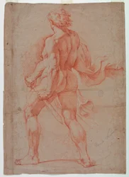 Naked Warrior, Seen from Behind
