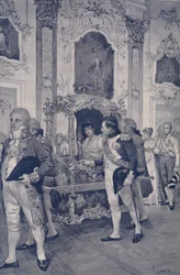 Napoleon and the Empress of Austria at Dresden, 1812