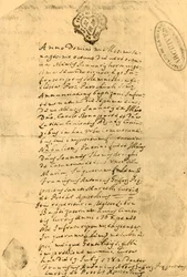 Napoleons birth certificate, 21 July 1771