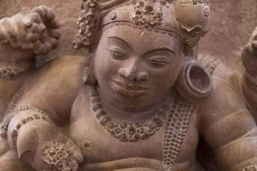 National Museum of India, Delhi. Shiva Vamana. Nagpur, Maharashtra. Stone. 5th century C.E. Detail. India.