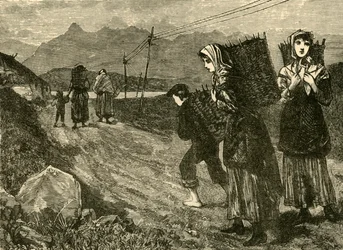 Natives Going for Peat
