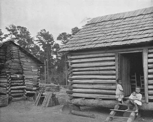 Log Huts, Thomasville, Georgia, USA, c1900