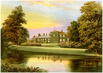 Netherhall, Cumbria, Home of the Pocklington-Senhouse Family, c.1880