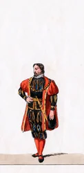 Nobleman, costume design for Shakespeare