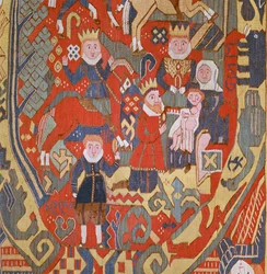 Norwegian Tapestry Detail of the 