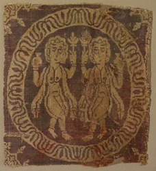 Nude Female Dancers in Tunics, 8th century