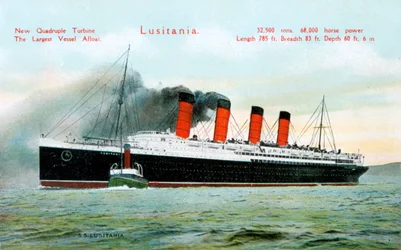 Ocean liner RMS Lusitania