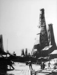 Oil Extraction in Baku, Russia